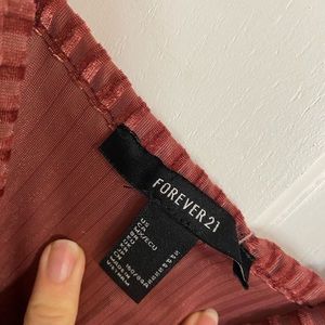 New one piece body suit pink maroon tank